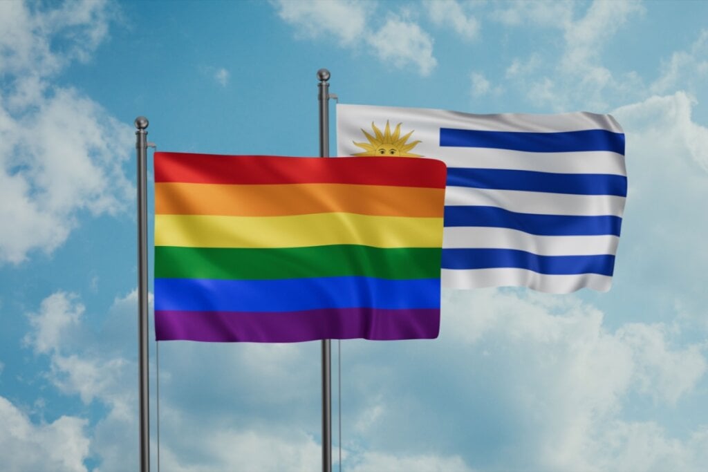 O Uruguai é considerado o país mais seguro aos LGBTQIAPN+ na América Latina (Imagem: iunewind | Shutterstock)