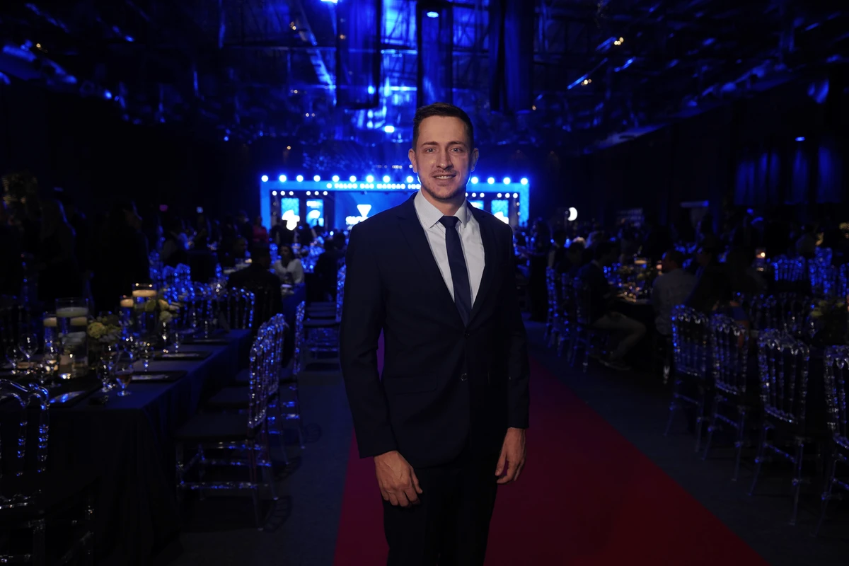 O empresário Vinícius Teixeira Rabbi, da Plus Delivery