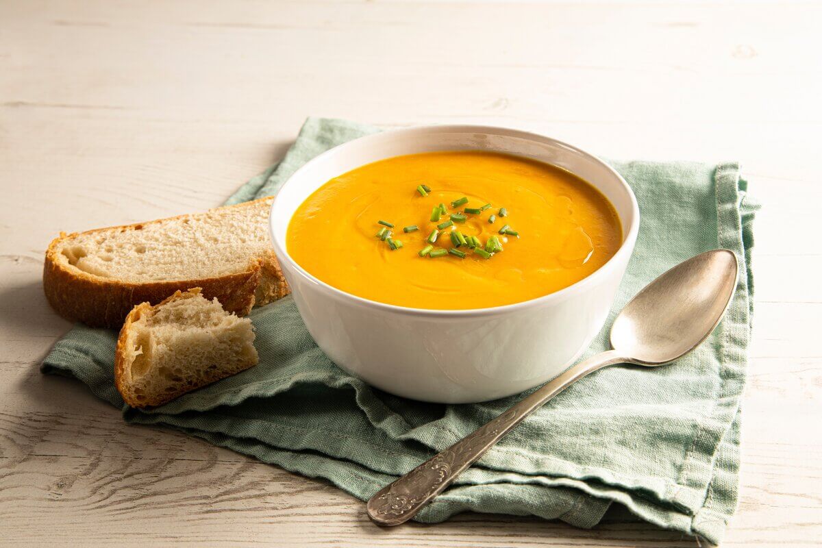 Sopa cremosa de abóbora (Imagem: Hans Geel | Shutterstock)