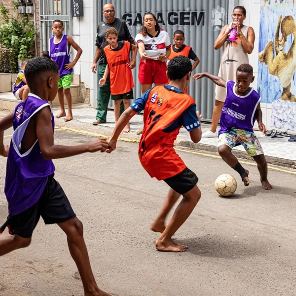 Campeonato Futravinha, no Território do Bem, em Vitória