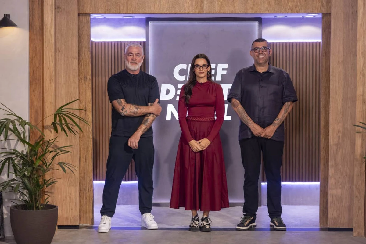 Chefs Alex Atala, Renata Vanzetto e Jefferson Rueda participam do reality Chef de Alto Nível, na TV Globo 