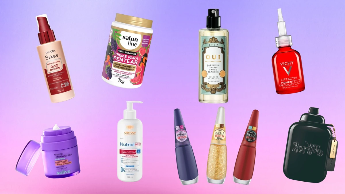 Uma seleção de lançamentos de beleza para você experimentar