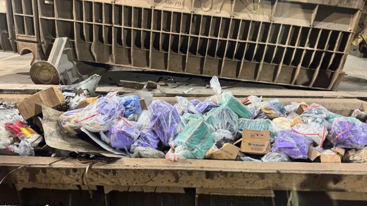 Material incinerado em ação da Polícia Civil por Divulgação | Polícia Civil
