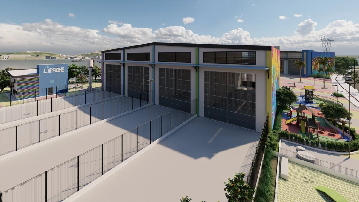 Projeções mostram como vai ficar a Cidade do Samba, em Vitória por Divulgação / Prefeitura de Vitória