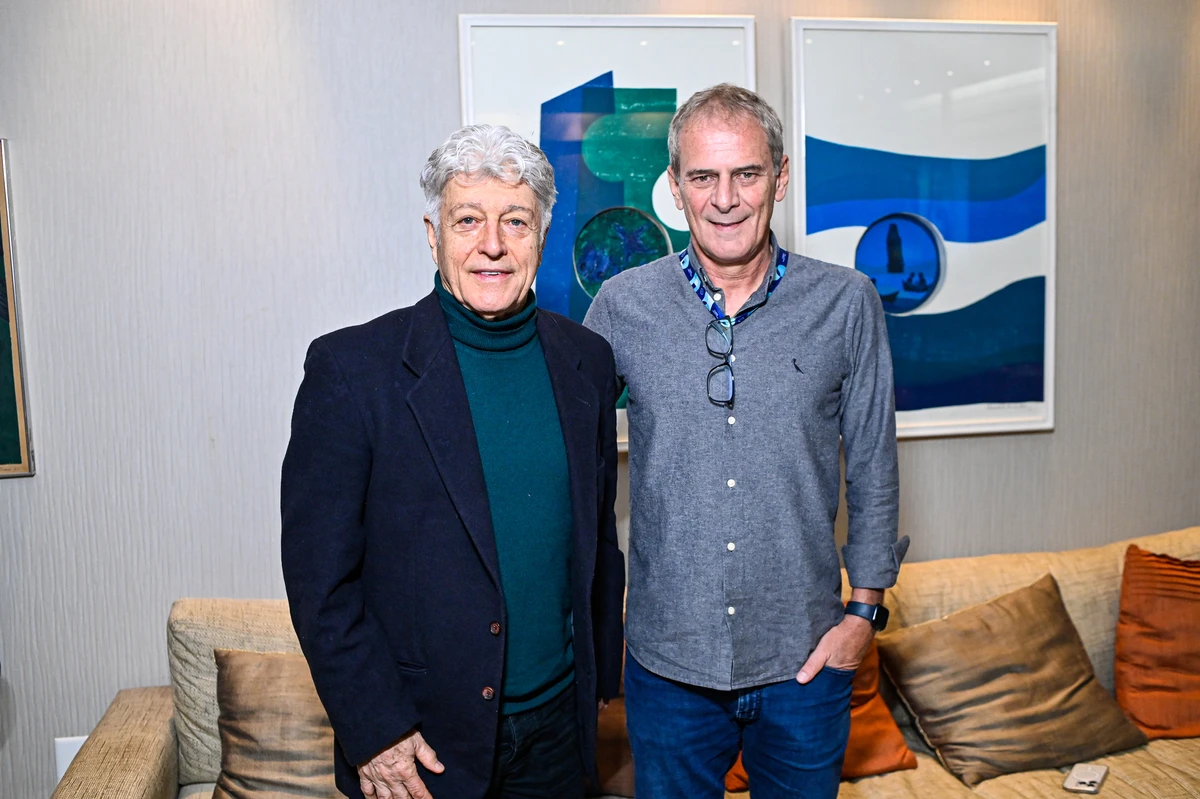 Caco Barcellos e Marcello Moraes