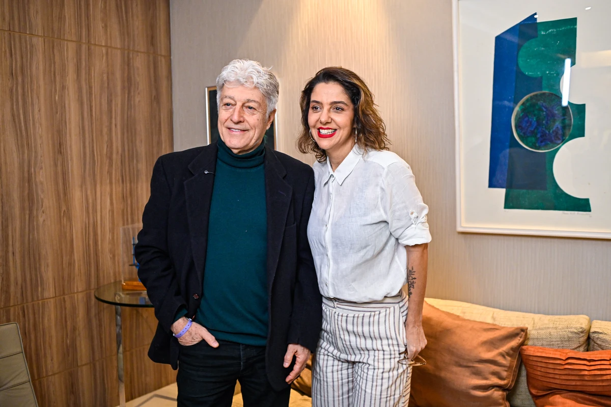 Caco Barcellos e Mariana Perini