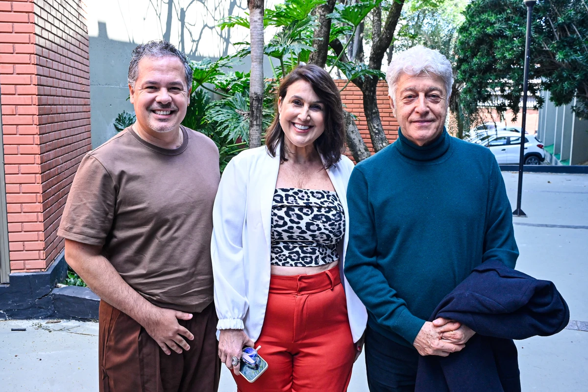 Eduardo Fachetti, Renata Rasseli e Caco Barcellos