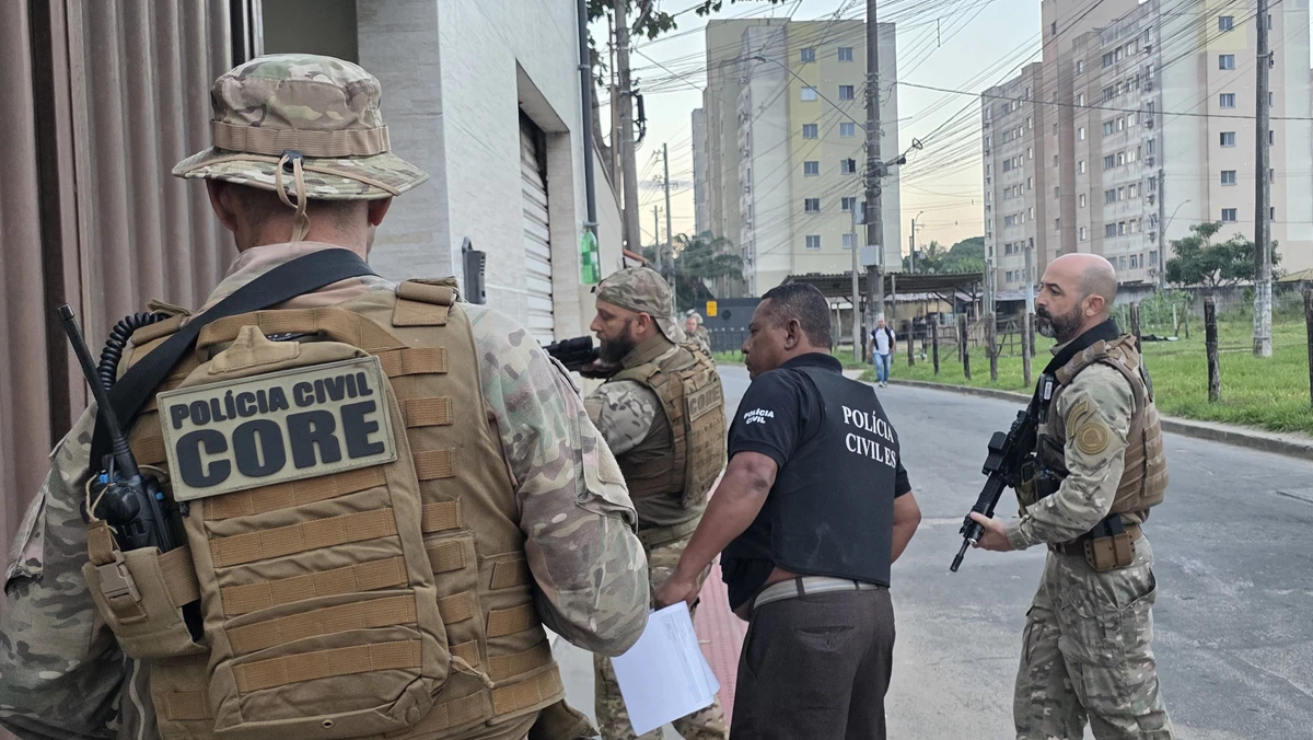 Operação "Usura" mira crimes de agiotagem na Serra e em Vitória por Divulgação | Polícia Civil