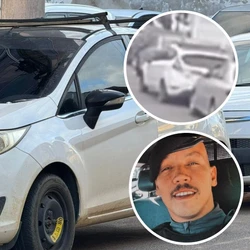Investigadores suspeitam que o cabo da PM Denis Marchiore dirigia o veículo que Lázaro Airan dos Santos Pereira entra antes de desaparecer; produto ajuda a localizar vestígios de sangue