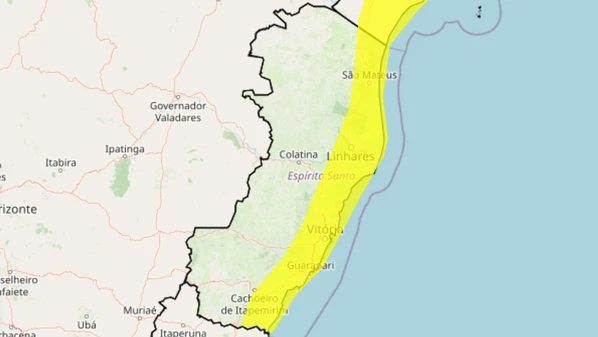 Aviso vai das 10h desta quinta-feira (3) até o fim da sexta-feira (4), e vale para 34 municípios