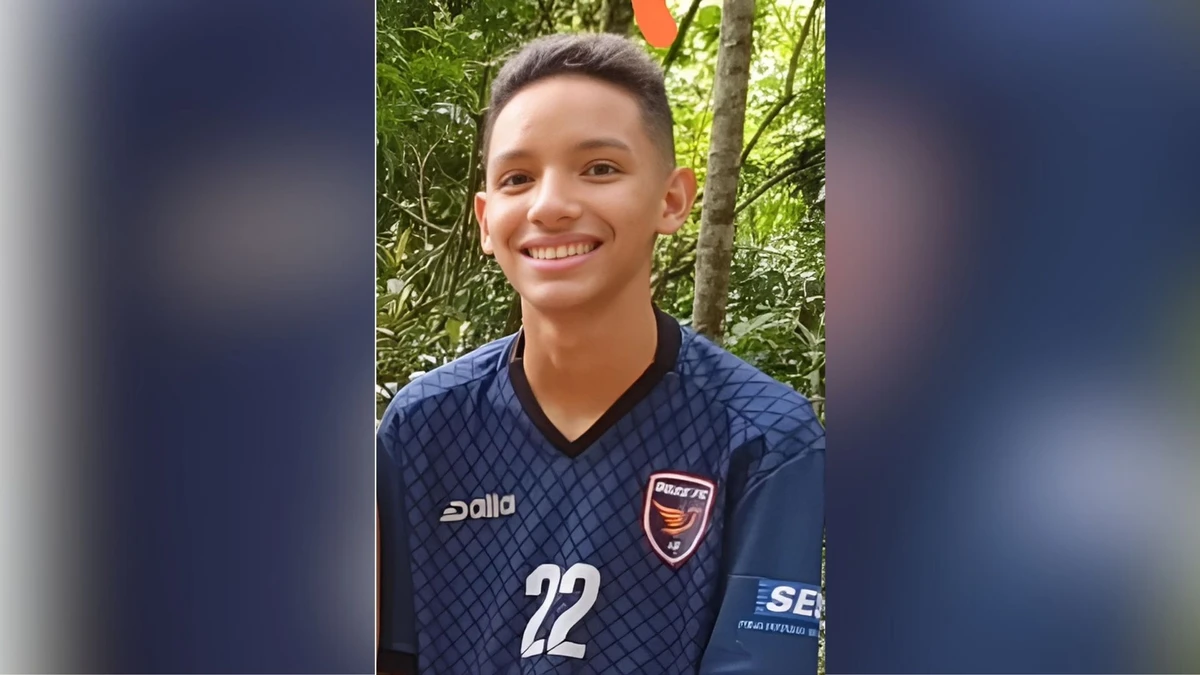 Caleb Alves Reis, 14 anos, morreu em um acidente na BR 101