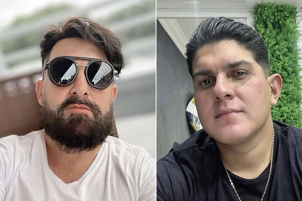 Deyvid Luiz Leite (à esquerda) era cantor de música sertaneja e integrava a dupla 