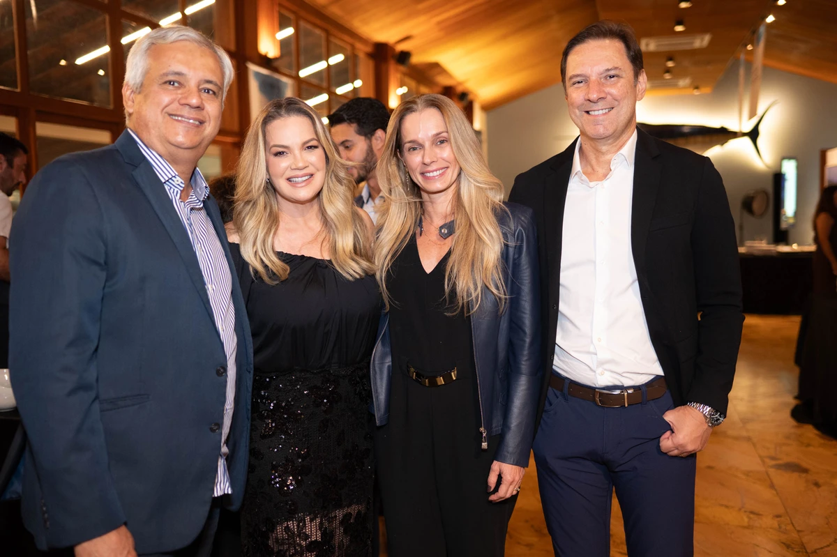 Luciano e Marcela Raizer, Andrea e Wilson Richa