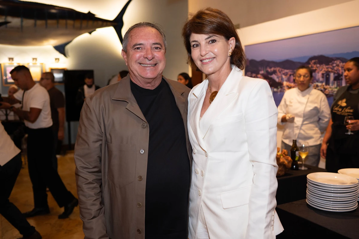 Sérgio Almenara e Solange Lube