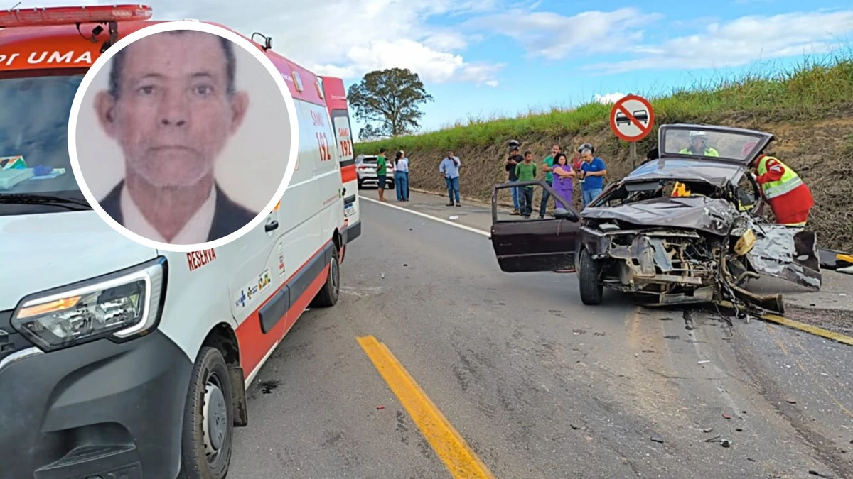 Vítima conduzia o carro que se envolveu em batida com carreta na BR 101