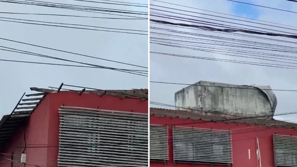 Os registros coincidem com os alertas emitidos pelo Instituto Nacional de Meteorologia (Inmet), que apontam risco potencial de acumulado de chuva e ventos costeiros no Estado