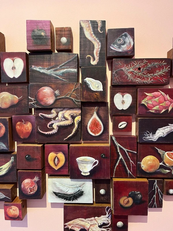 Exposição de Liliana Sanches no Maes, no Centro de Vitória