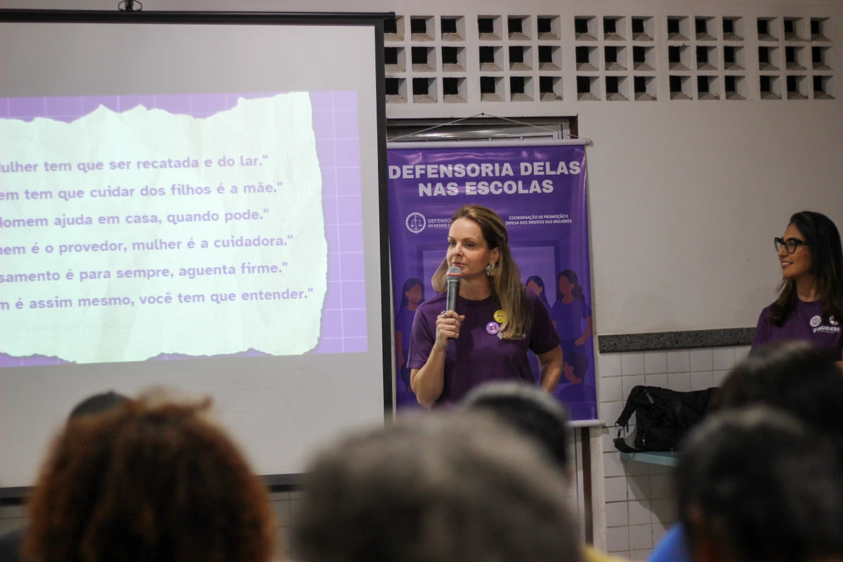O projeto Defensoria Delas nas Escolas foi idealizado em 2024 e começou a atuar em 2025 por Divulgação: Defensoria Pública do Espírito Santo