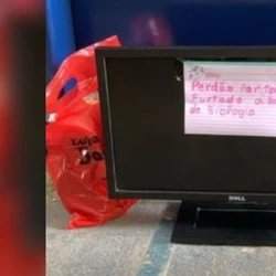 Como estão sem numeração de patrimônio, instituição avalia se são os mesmos objetos furtados do local em maio deste ano; foto de um dos itens foi publicada por alunos