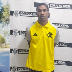 Carlos Henrique, de 19 anos, e a namorada, de 15, são suspeitos pela morte de Antônio Salomão, de 49 anos, segundo a polícia; crime ocorreu no dia 30 de junho