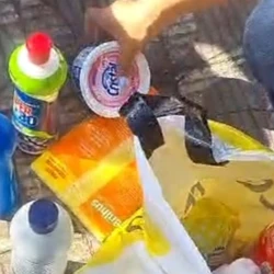 Suspeito teria entrado em um prédio no bairro Guandu e furtado uma sacola com materiais de limpeza em um escritório de advocacia