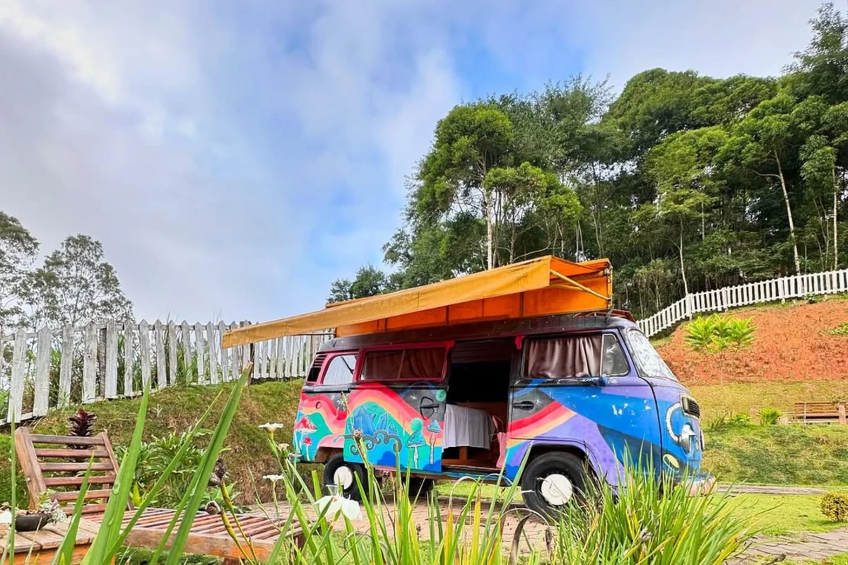 A Kombi Cogumelo Espacial é uma escolha certeira em Patrimônio da Penha