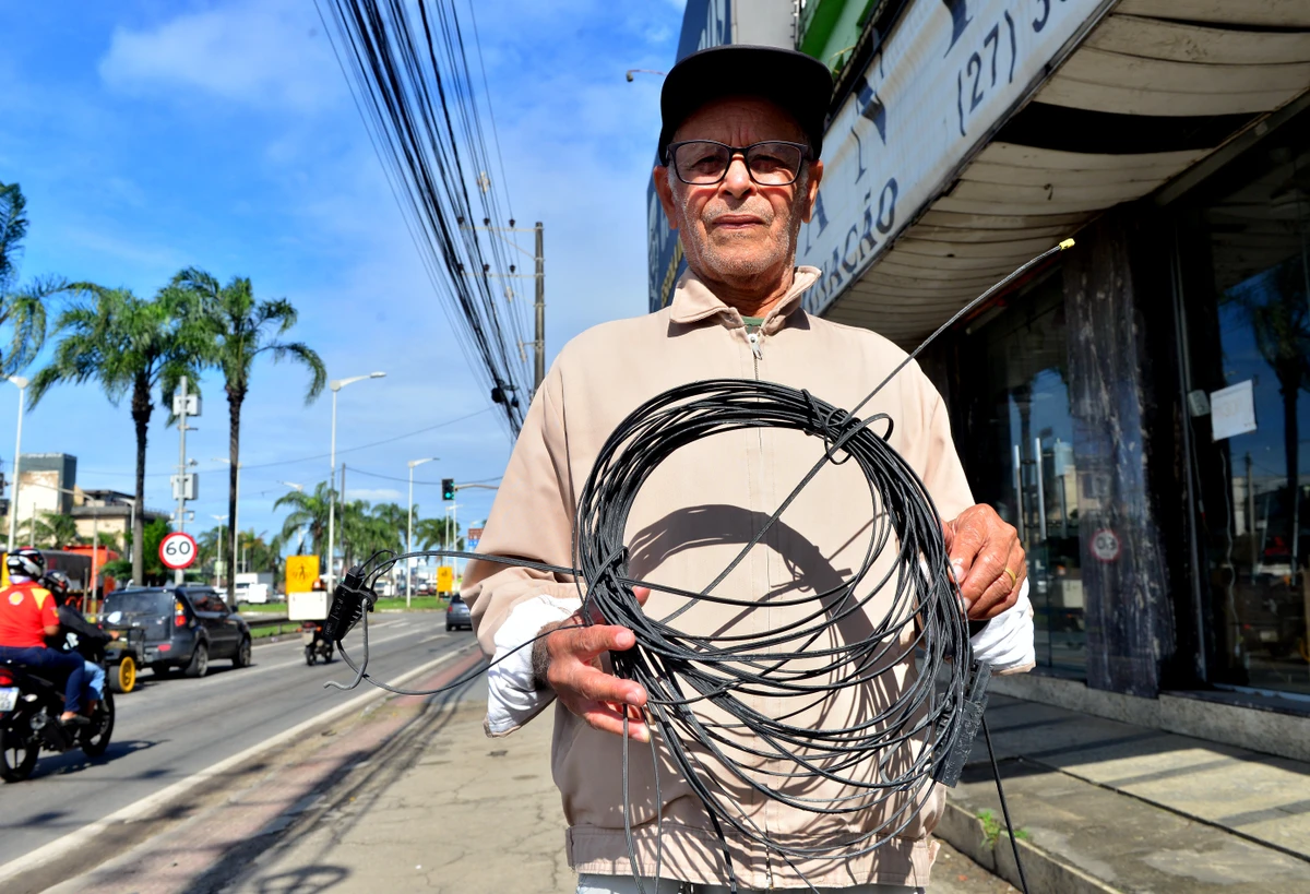 Joaquim Dias, morador da Serra