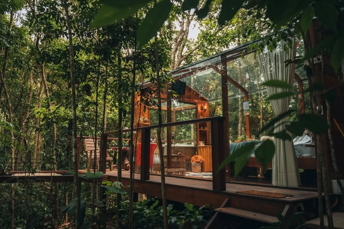 A Casa de Vidro é um charme em Santa Teresa