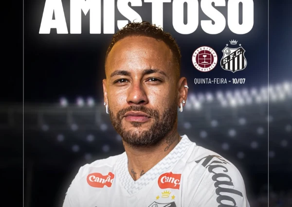 Neymar vai jogar no ES, em amistoso entre Desportiva x Santos
