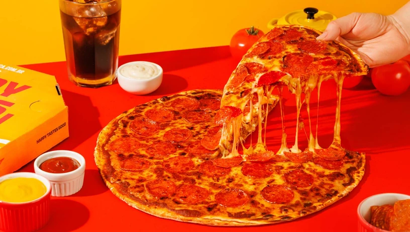 Pizza da pizzaria Fettástica