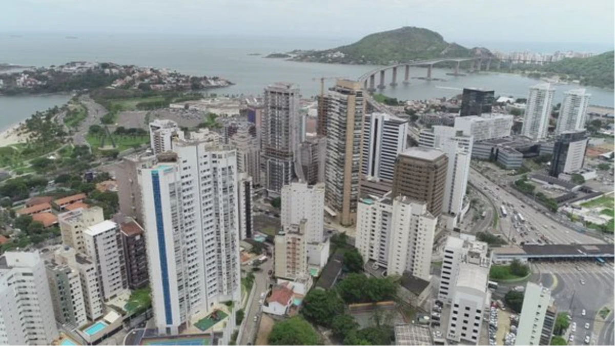 Vista área de Vitória