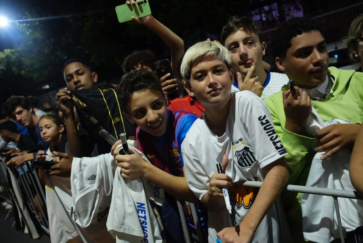 Chegada do Santos, de Neymar, no Espírito Santo por Vitor Jubini