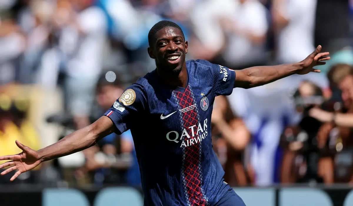 Dembele marcou na goleada do PSG