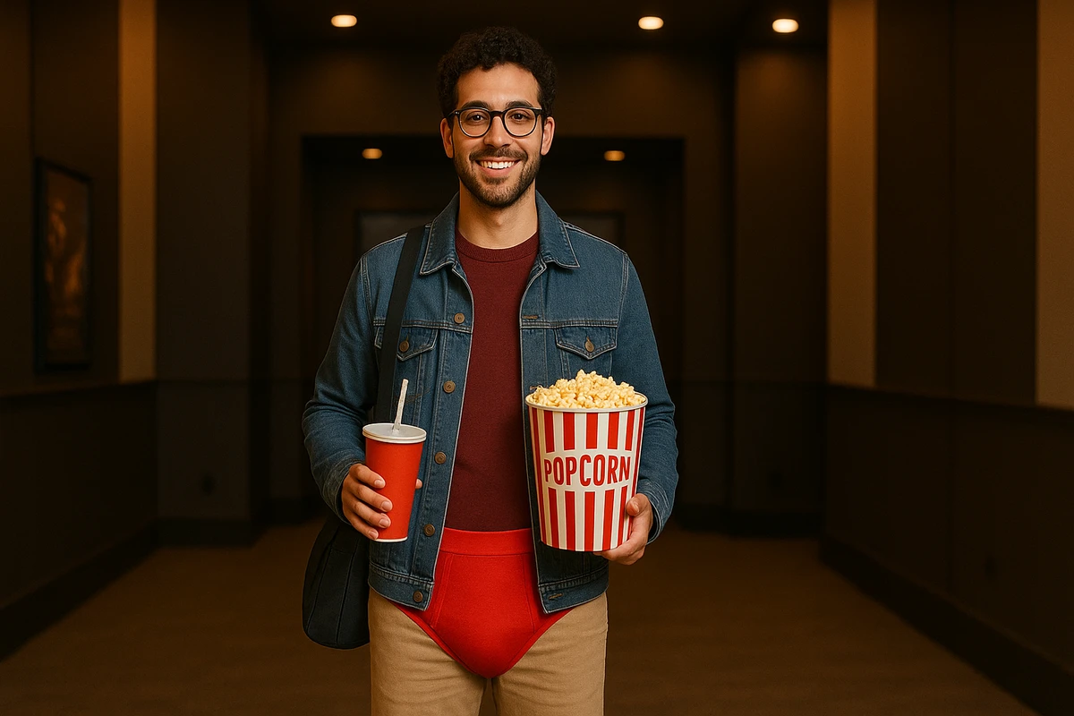 Quem for usando sunga vermelha vai ganhar um ingresso para Superman