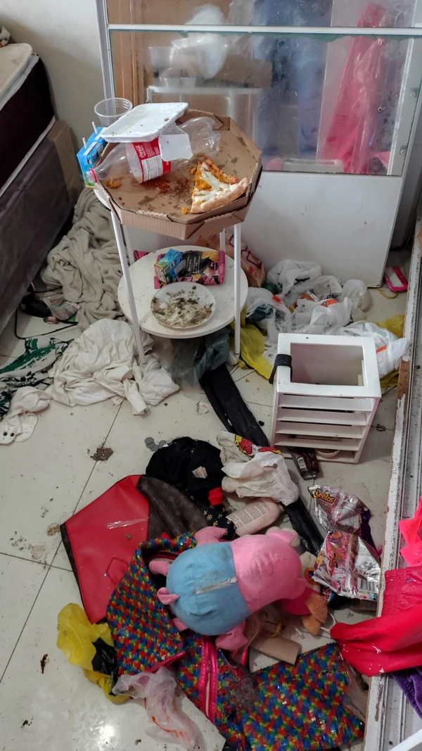 Casa onde criança foi resgatada em Vila velha por Divulgação PCES