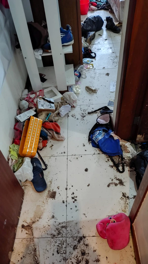 Casa onde criança foi resgatada em Vila velha por Divulgação PCES