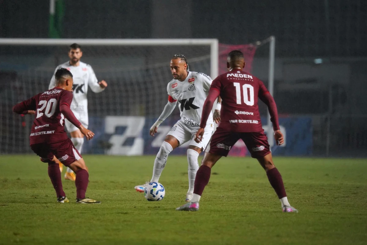 Com boa atuação de Neymar, o Santos venceu a Desportiva no Kleber Andrade pela Vitória Cup