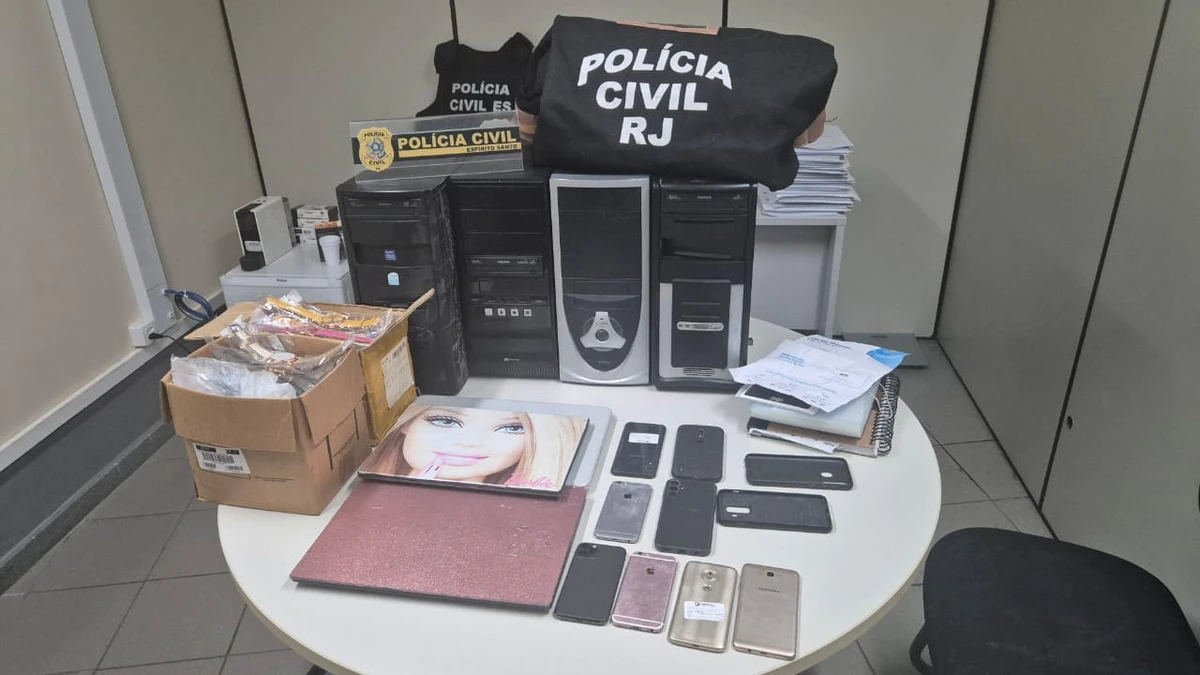 Material apreendido durante operação Dois Irmãos em Vila Velha