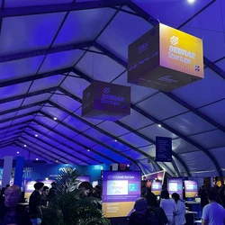 Somente no primeiro dia, mais de 90 startups de 24 estados participaram do evento, que segue até sábado (12), na Praça do Papa, em Vitória.