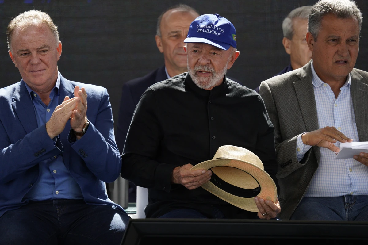 Presidente Luiz Inácio Lula da Silva durante visita a Linhares (ES)