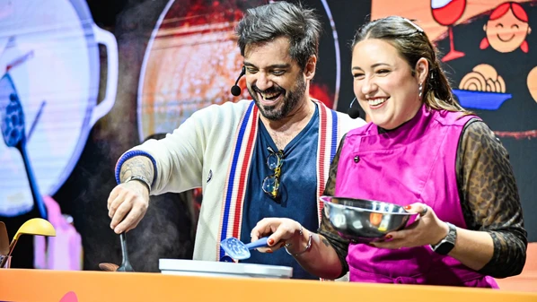 Jurados do programa Que Seja Doce, do canal GNT, chefs abriram a programação do Auditório HZ na primeira noite do evento; confira receita