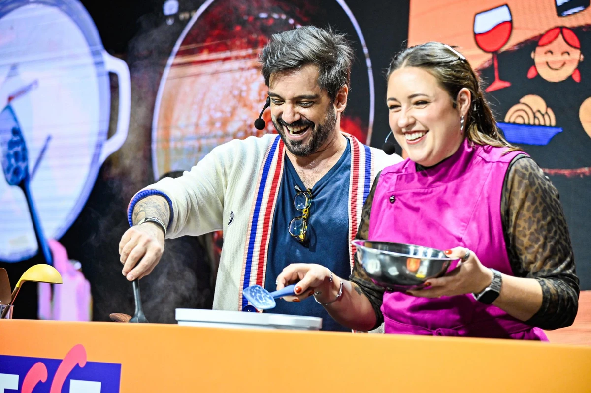 Aula-show dos chefs Tábata Romero e Lucas Corazza no Fest Gastronomia 2025