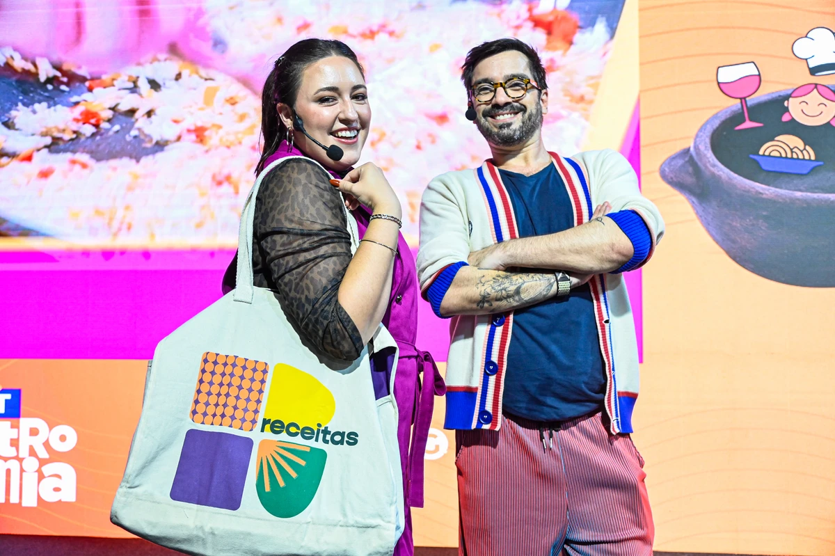 Os chefs Lucas Corazza e Tabata Romero