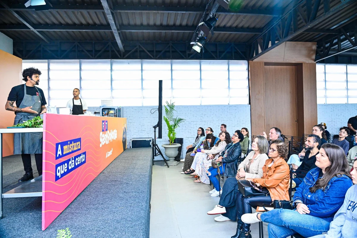 Aula-show do chef e colunista de HZ Murilo Góes por Arthur Louzada