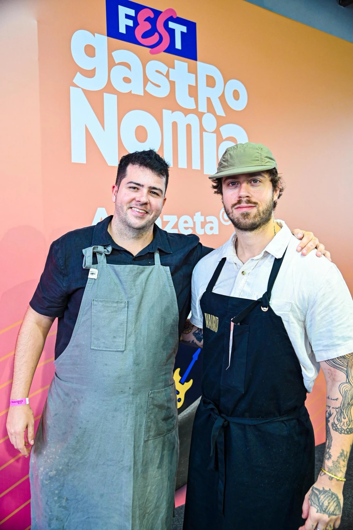 Os chefs Caio Maia e Igor Trarbach  por Arthur Louzada