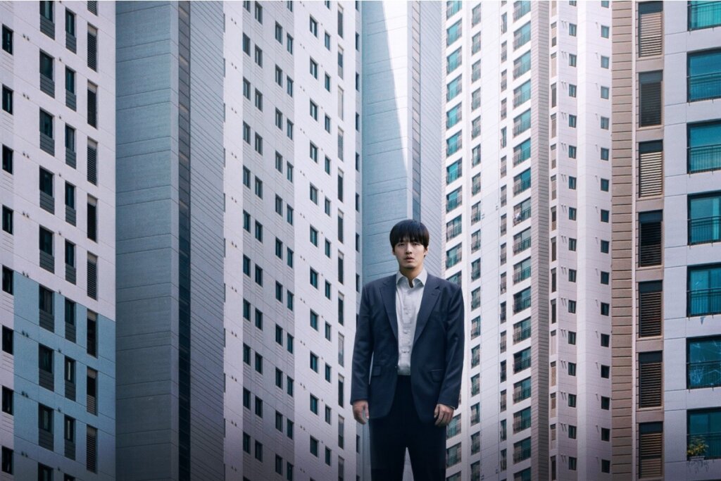 No filme &#8220;Meus 84 m²&#8221;, um jovem conquista o apartamento dos sonhos, mas percebe algo errado nele (Imagem: Reprodução digital | Netflix)