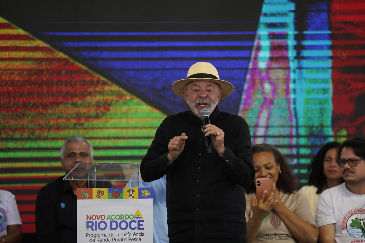 Visita de Lula, em Linhares