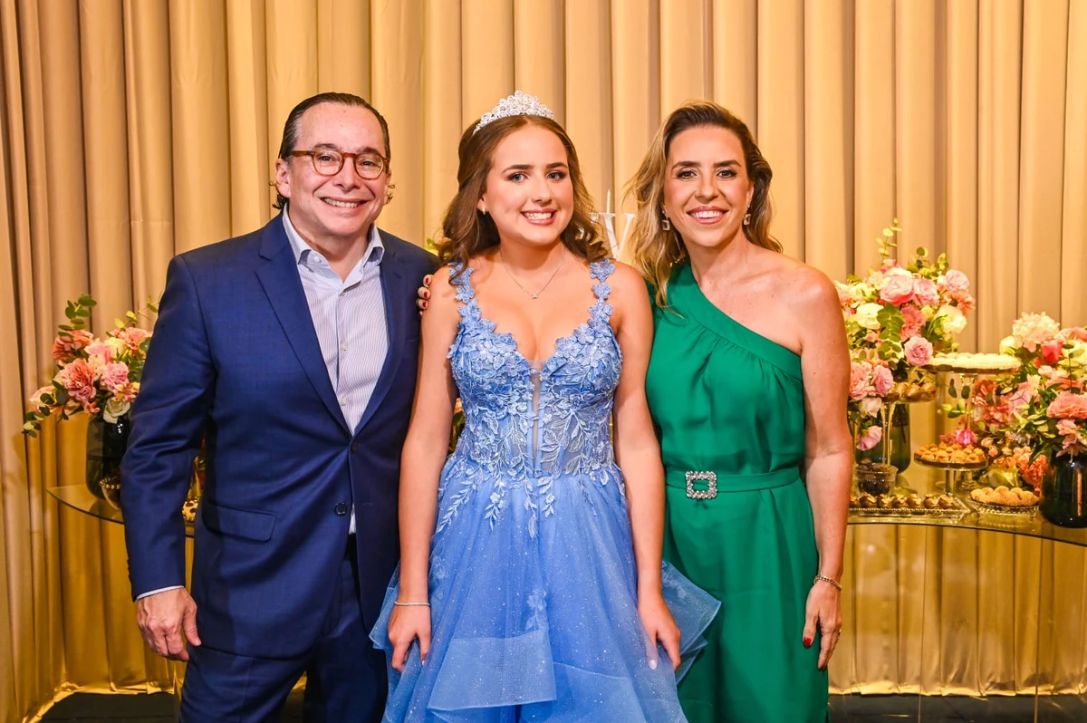 Bartira Almeida e Nelson Teixeira com Elisa Almeida