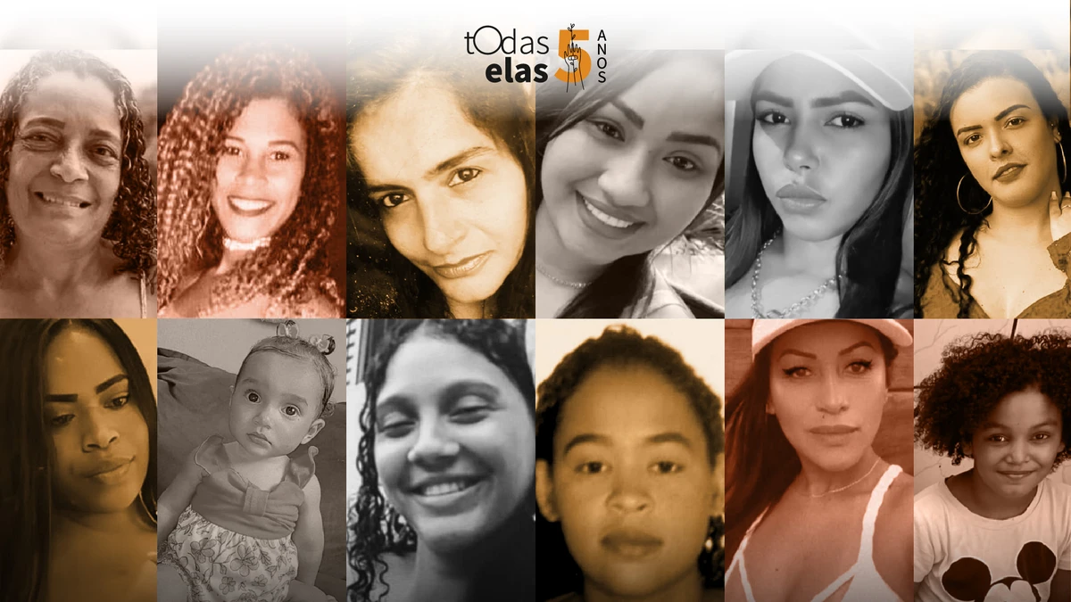 Vítimas de feminicído no Espírito Santo em 2025