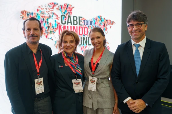 Rodrigo Mazzei, Luciana Judice, Cintia Burille e Marcelo Truzzi